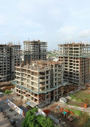 Construction site in India 6
