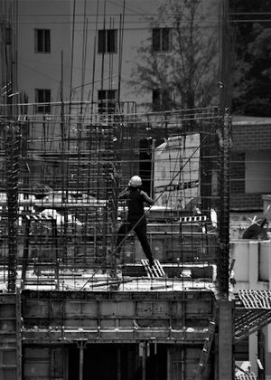 Construction site in India 7