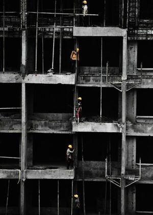 Construction site in India 12