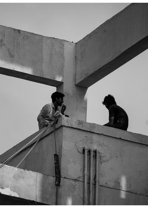 Construction site in India 15