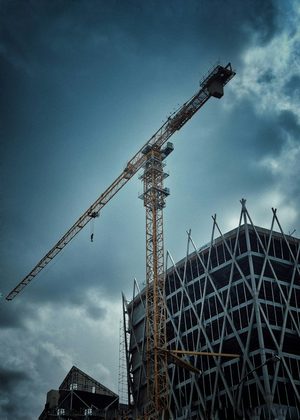 Construction site in India 16